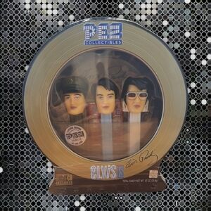 Elvis Limited Edition Pez Collectible With CD